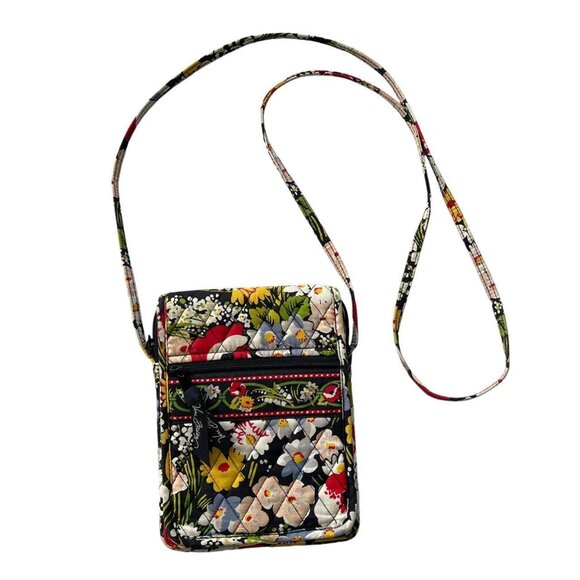 🌸 Vera Bradley Poppy Fields Multicolor Floral Crossbody Bag BohoChic - Picture 1 of 8